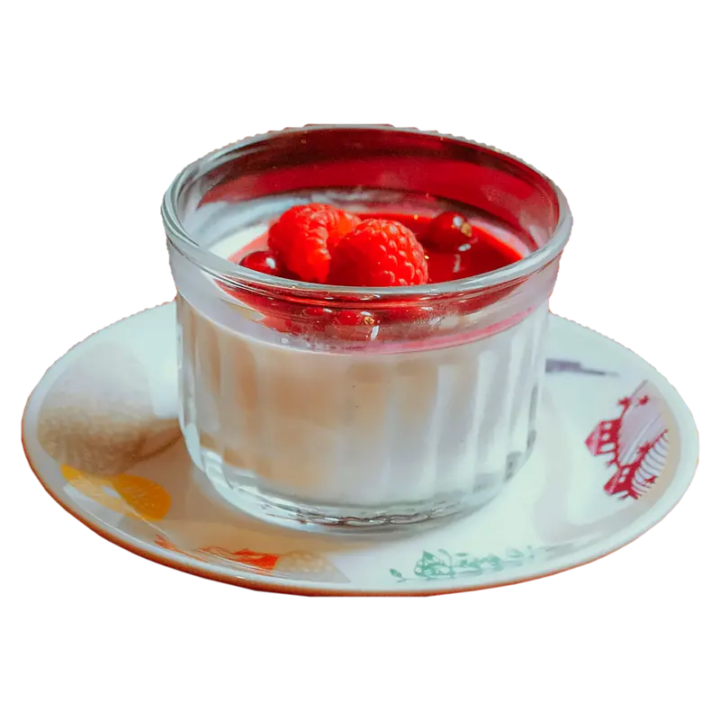 Panna cotta aux fruits rouges